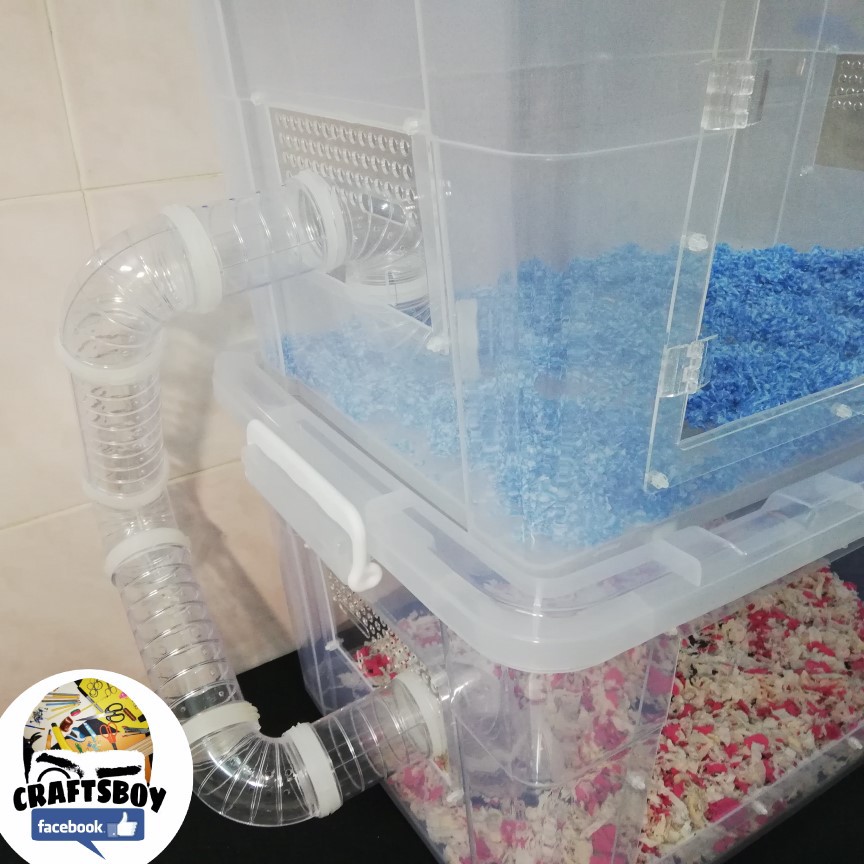 Ready Stock Hamster Bin Cage Accessories Diy Acrylic Cage Acrylic Window Steel Bar Round Bar Shopee Malaysia