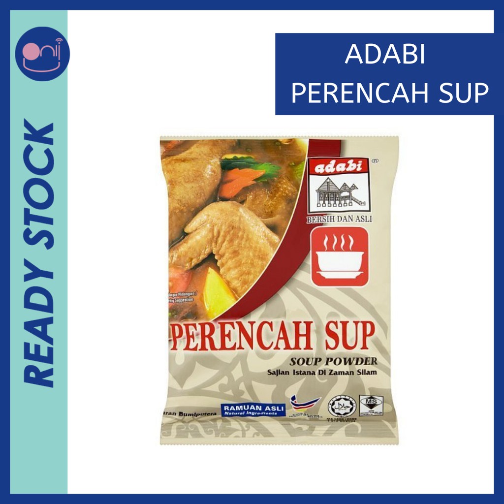 Ready Stock Malaysia Adabi Perencah Sup 24g Perencah Sup Siam 40g Perencah Tom Yam 40g Perencah Tom Yam White 40g Shopee Malaysia
