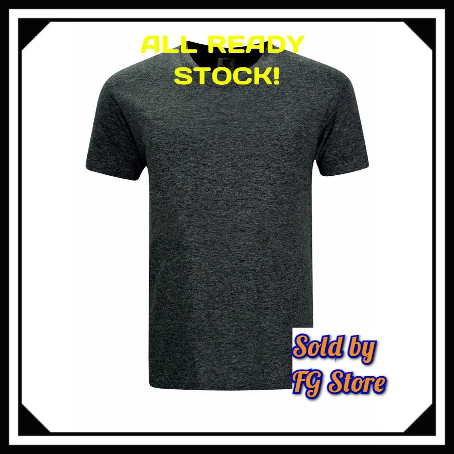 Ready Stock High Quality Plain T Shirt For Men And Women 100 Cotton