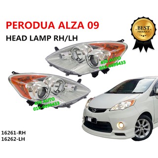 Toyota Altis 10-13 Projector Head Lamp DRL Led Black 