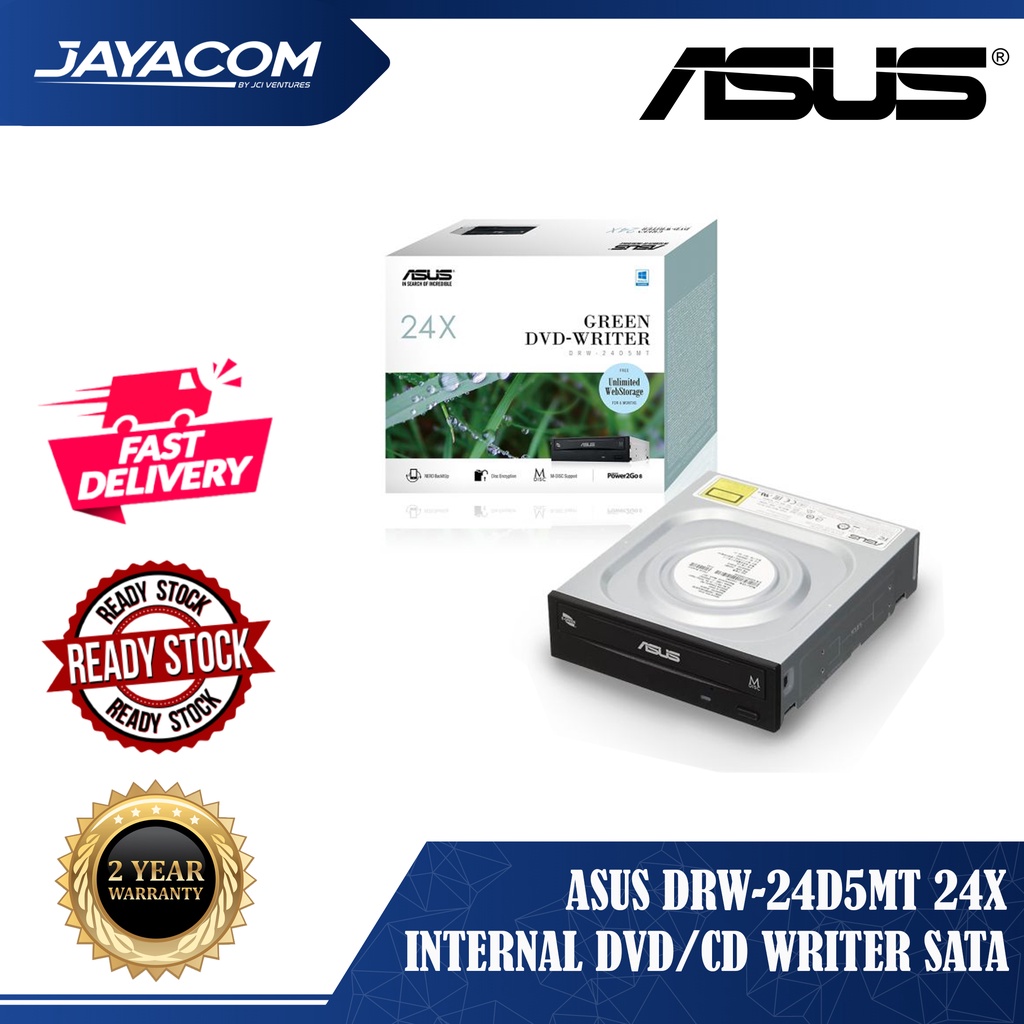 Asus DRW24D5MT 24X Internal DVD/CD Writer SATA Shopee Malaysia