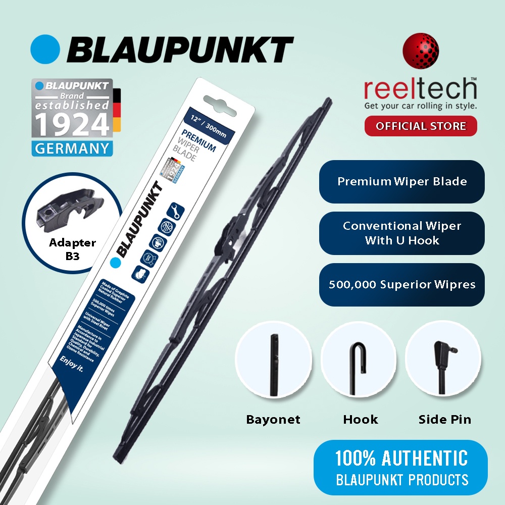 Blaupunkt Premium Wiper Blade Car Wiper Perodua Proton Toyota Honda