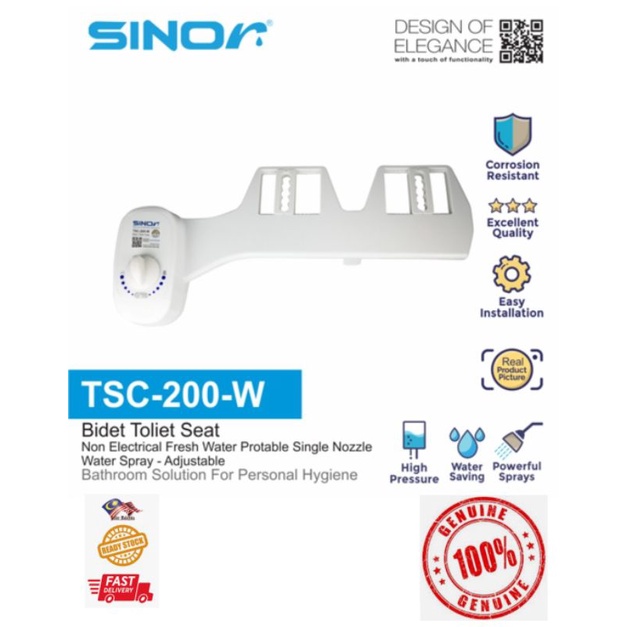 SINOR TSC200W NONELECTRICAL FRESH WATER PORTABLE SINGLE NOZZLE WATER