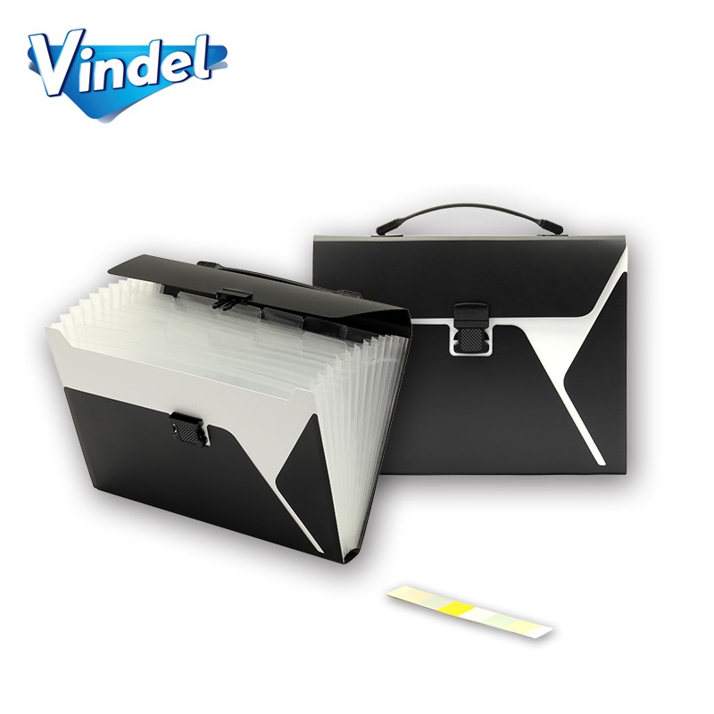 Expanding File Folder Pockets Document Storage Organizer Tabs A4 Letter Size Bag
