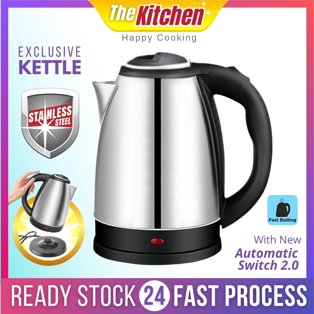 SCARLETT SC20 Electric Heat Kettle Jug Cordless Detachble Automatic