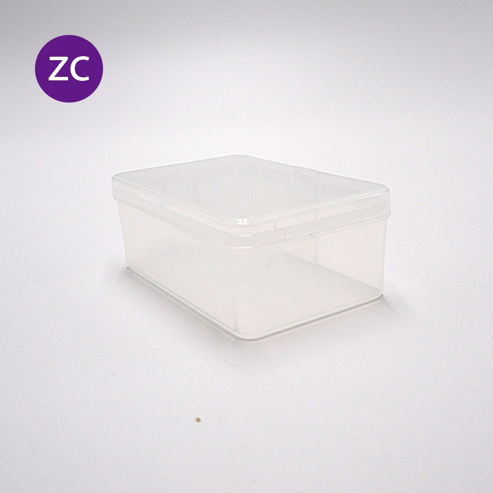 small plastic clear containers