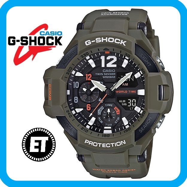 casio twin sensor wr20bar