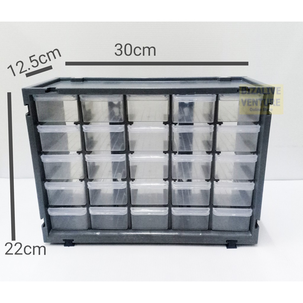 screw drawer organiser