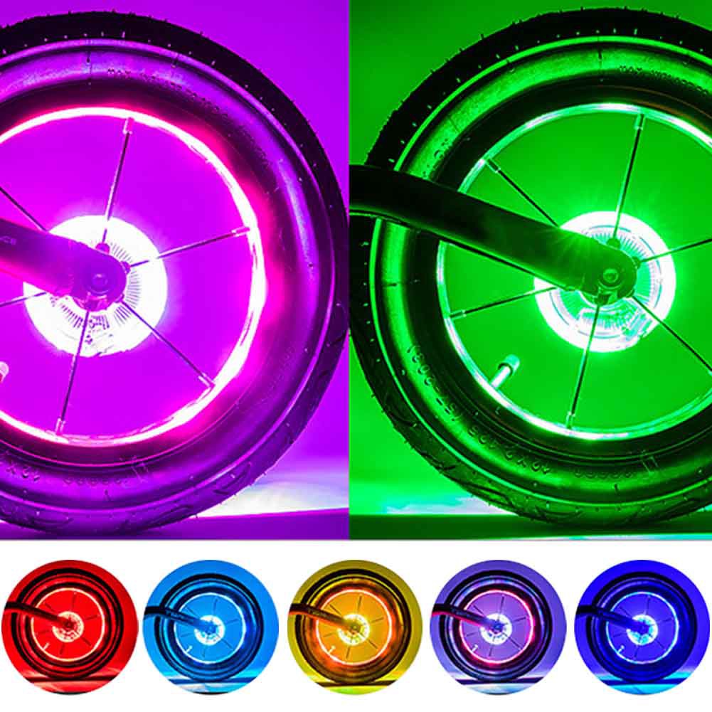 bike wheel color changing light