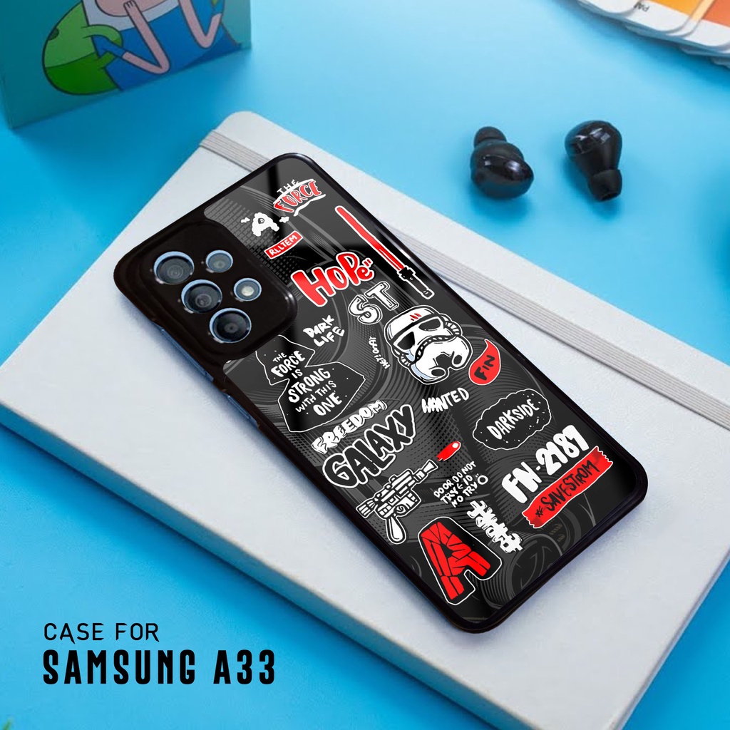 Samsung A33 Case - Fashion Case Motif MIX PICT 2 - Samsung A33 Casing - Case Samsung A33hp - Protector hp - Cellphone Case - Casing hp - Hardcase - Softcase - Glossy Hardcase - Silicone hp