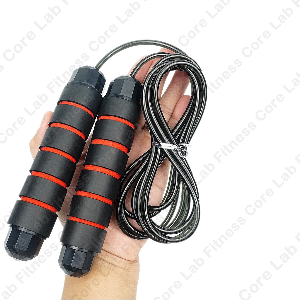 Professional Jump Rope Weighted Steel Wire Features Foam Handles,Ball Bearing 