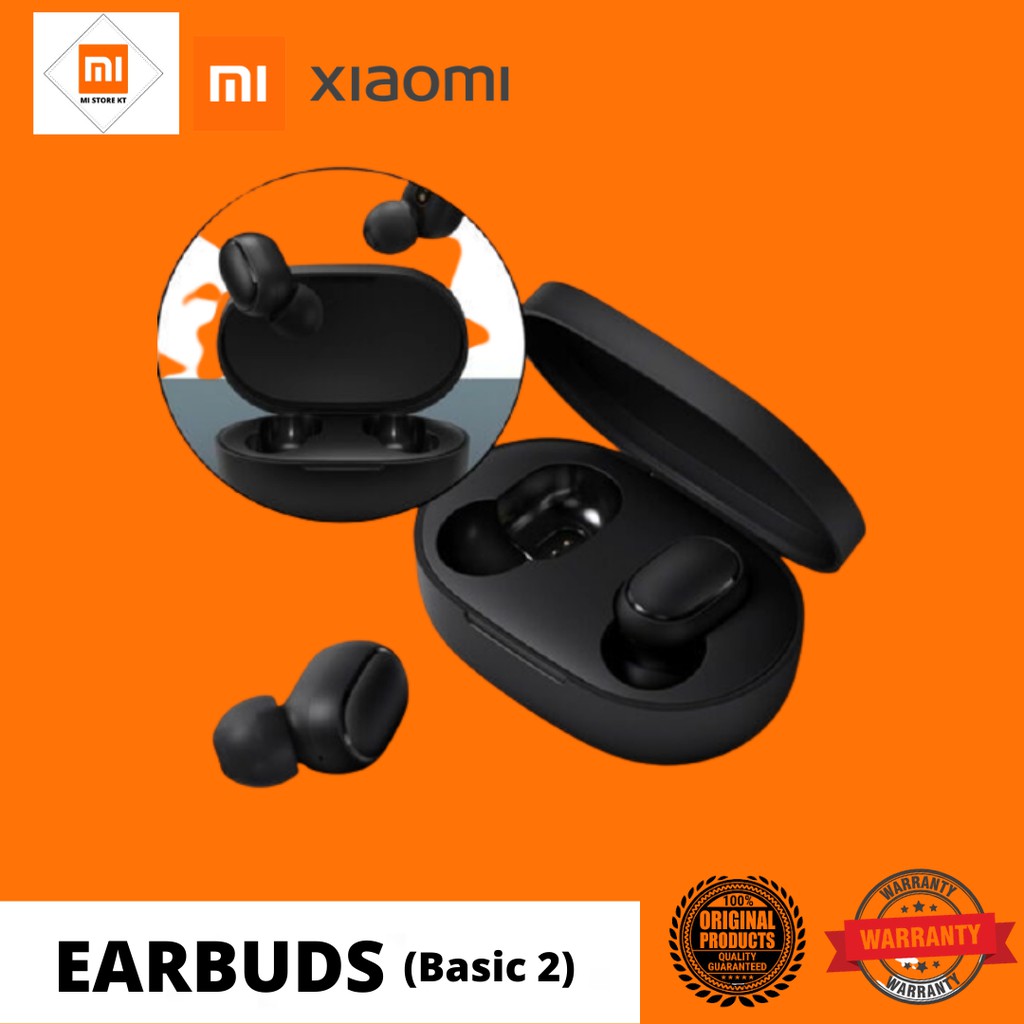 Xiaomi Mi True Wireless Earbuds Basic S (BLACK) Shopee Malaysia