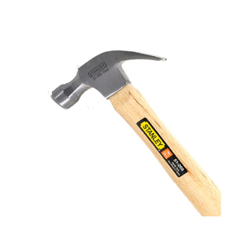  100 ORIGINAL STANLEY Wood Handle Claw Hammer Tukul  