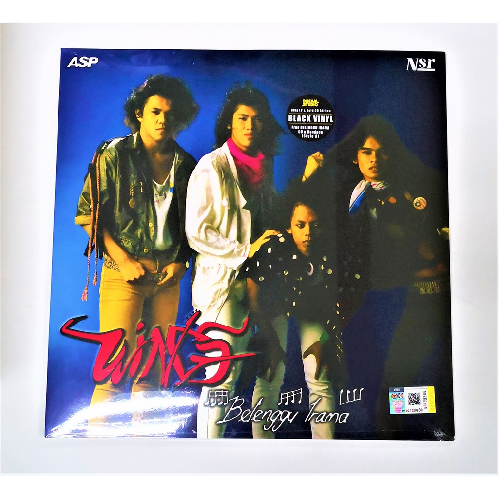 WINGS Belenggu Irama Limited Edition ( BLACK Vinyl / LP / Piring