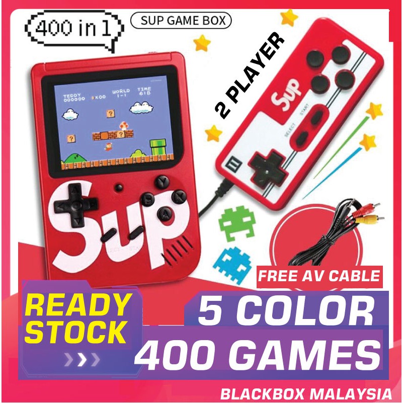 2 PLAYER] 400 Games Brand Sup Retro Mini Gameboy Game Console Emulator  Built-In Mario Contra Tetris MALAYSIA SELLER | Shopee Malaysia