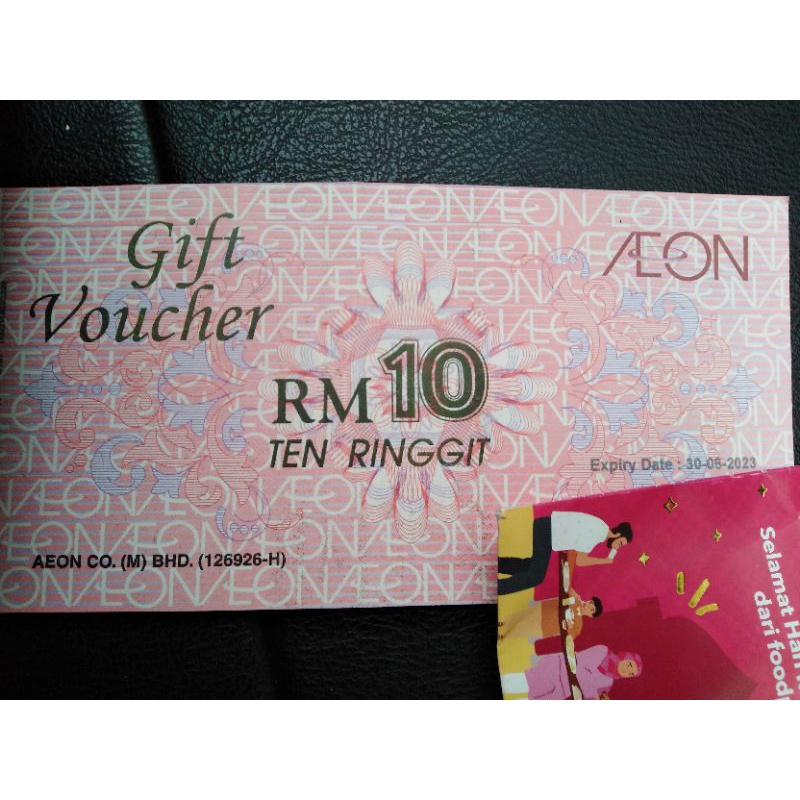 AEON RM10 Gift Cash Voucher (EXPIRY 2023) Shopee Malaysia