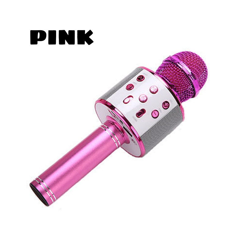 [Local Seller] EXTRA GIFT WS858 Wireless Portable Microphone Karaoke Bluetooth