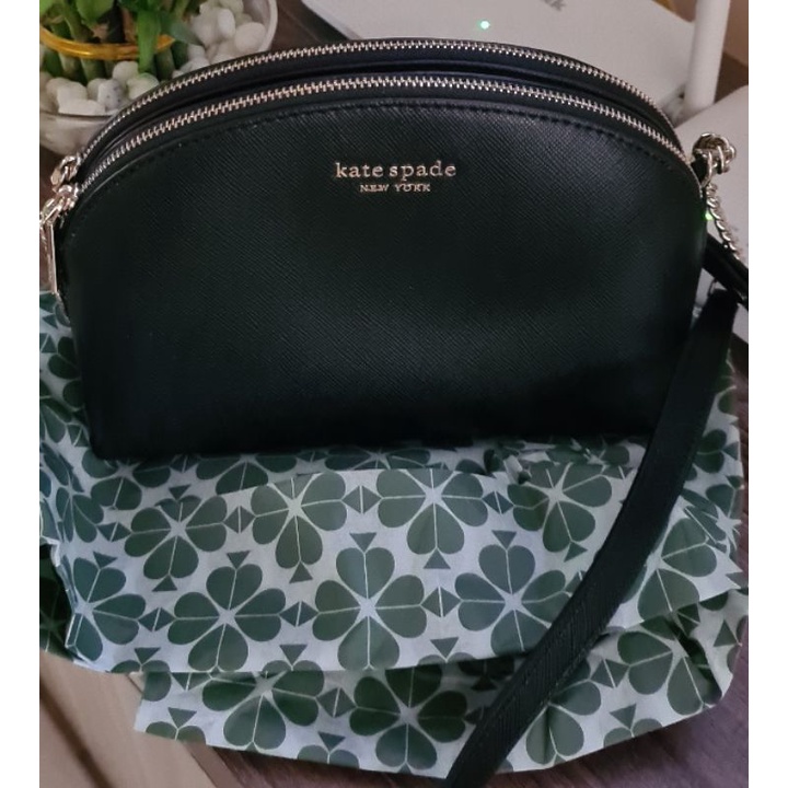 KATE SPADE ORIGINAL Spencer DoubleZip Dome Crossbody Bag with resit Shopee Malaysia