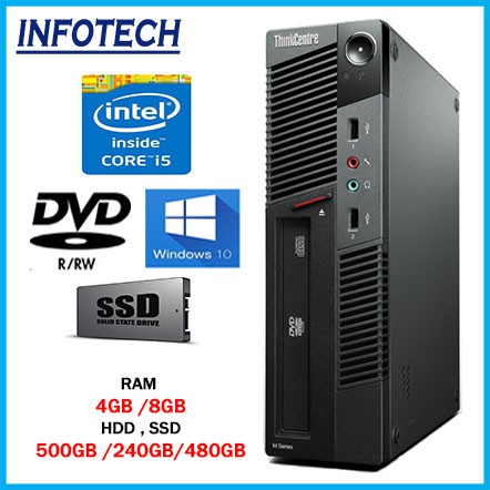 4th Gen Gaming Lenovo Thinkcentre Intel I5 1gb 480gb Ssd W10 Pro Desktop Pc Cpu Option 3rd Gen Shopee Malaysia