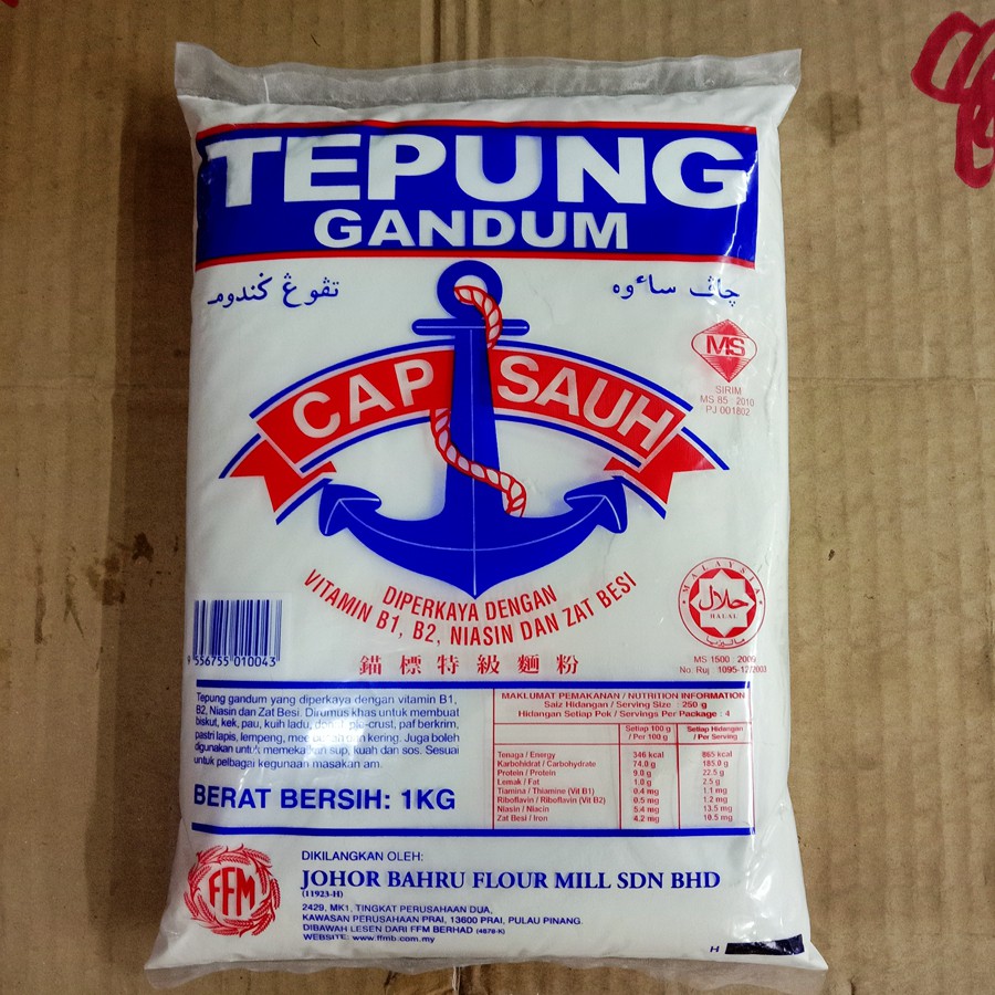 Anchor Cap Sauh Tepung Gandum (1kg) | Shopee Malaysia