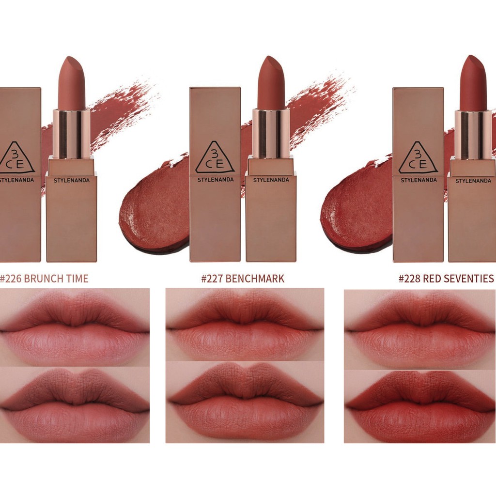 3ce matte lipstick