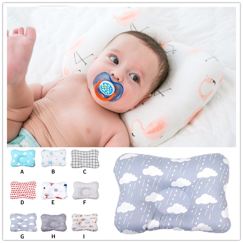 organic cotton baby protective pillow