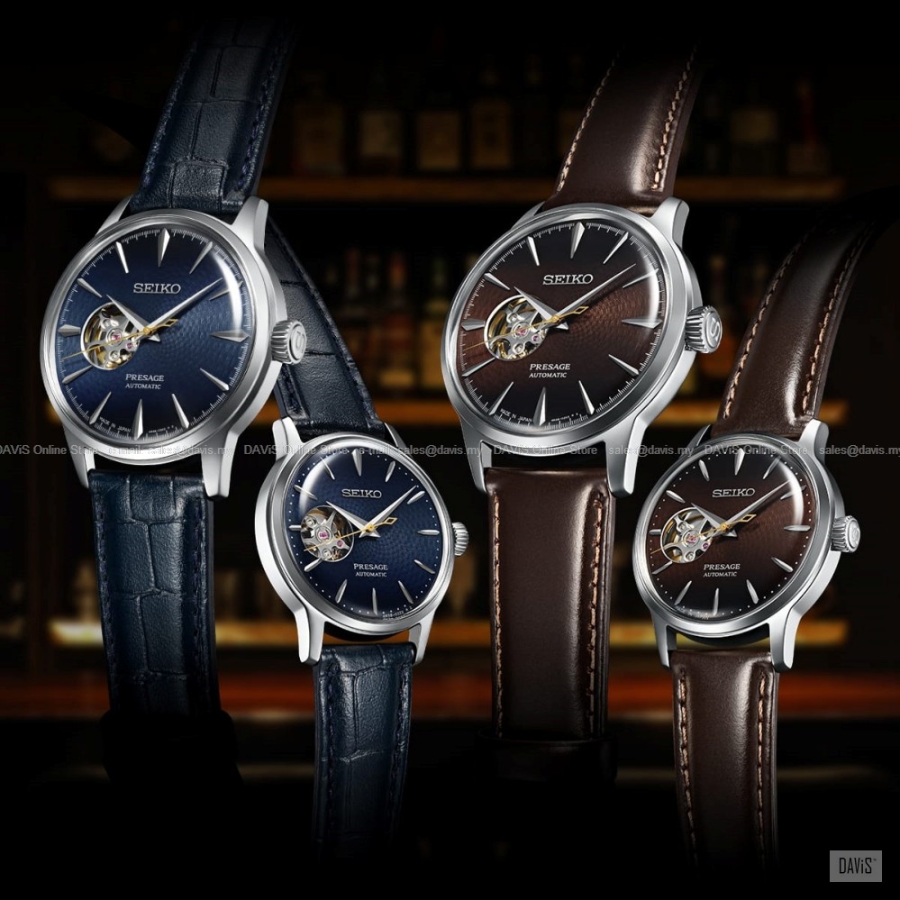 SEIKO SSA405J1 SSA785J1 SSA407J1 SSA783J1 PRESAGE Cocktail Blue Moon The  Stinger Pair Lover Watch Automatic Open Heart | Shopee Malaysia