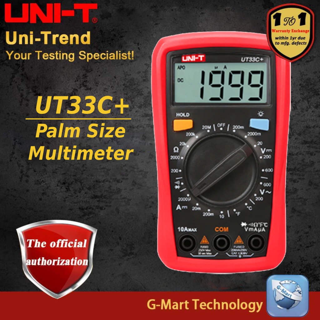 Uni T Ut C Ut D Ut A Ut B Handheld Multimeter Palm Size