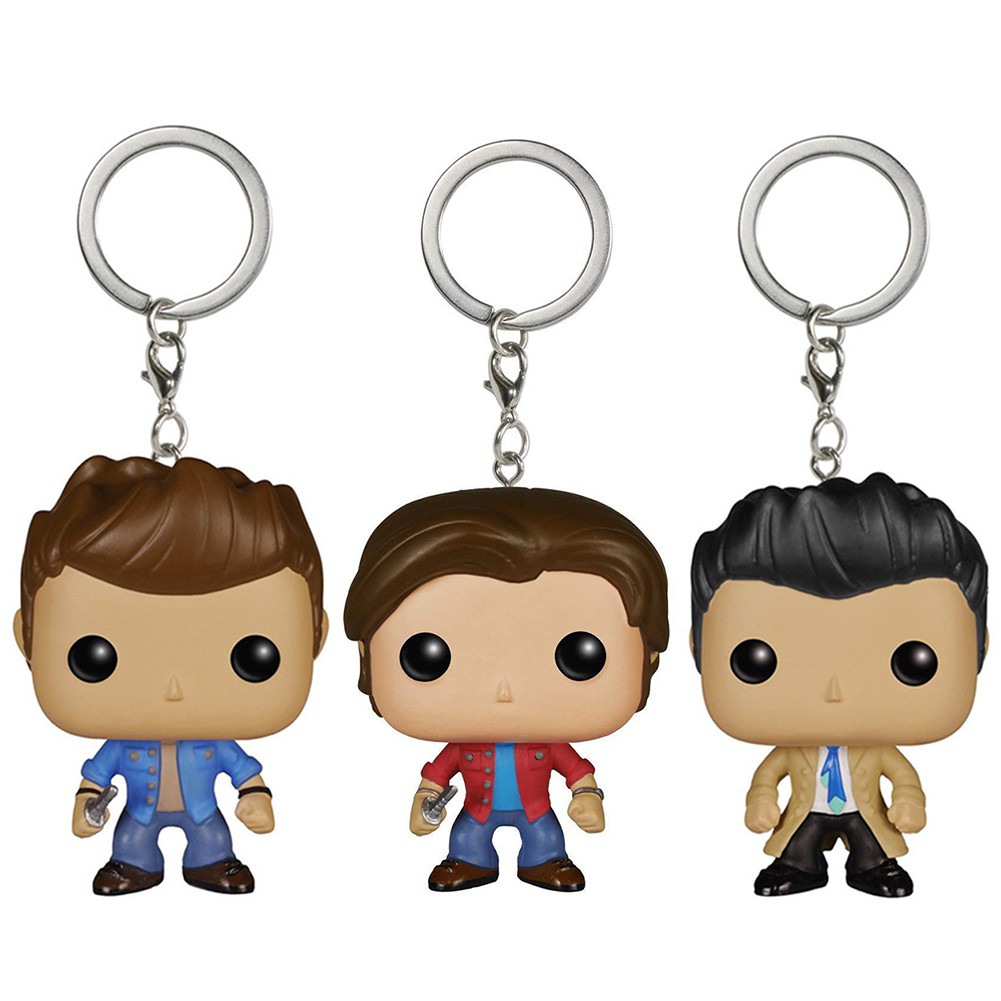 castiel pop keychain