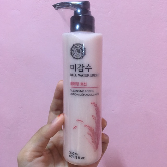 the face shop cleansing lotion