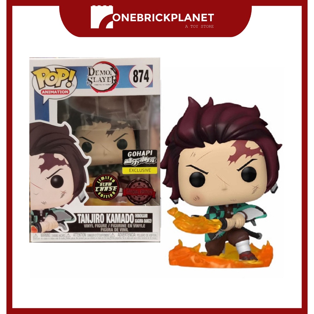 Funko Pop! Animation: Demon Slayer - Tanjiro Kamado Hinokami Kagura ...