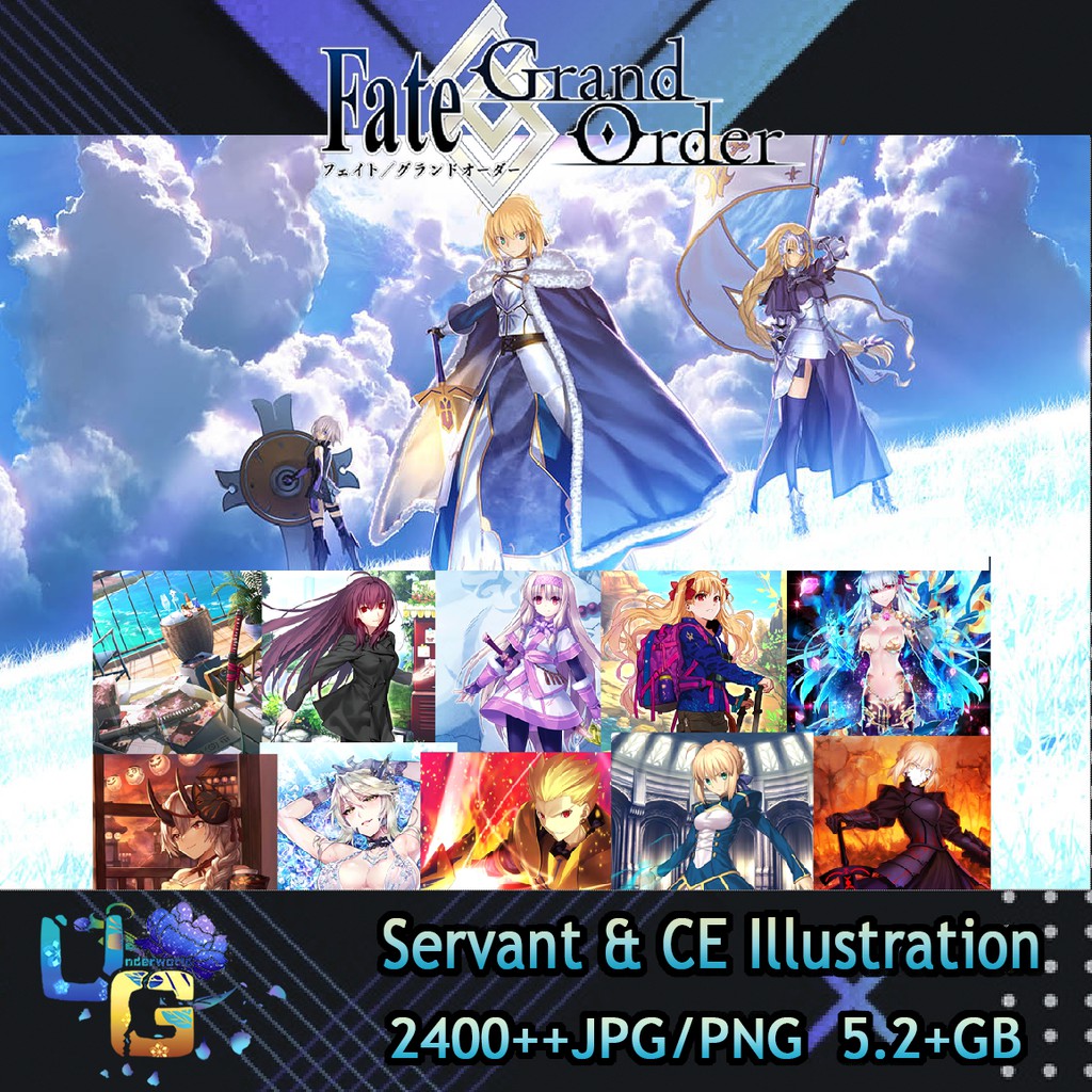 Fgo Offficial Game Illustration Collection Fate Grand Order Servant Ce Wallpaper Shopee Malaysia