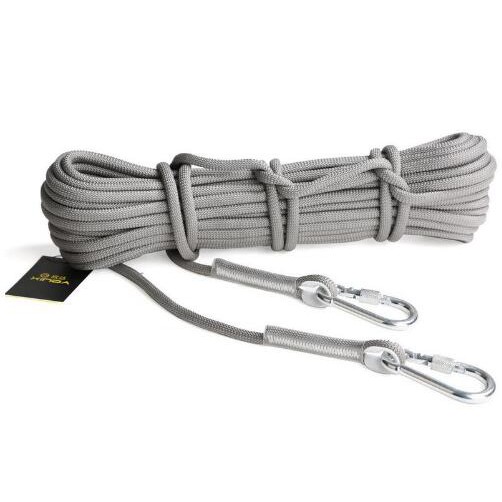 20M 12KN Climbing Rappelling Rope Accessory Cord Safety   Sling Carabiners 