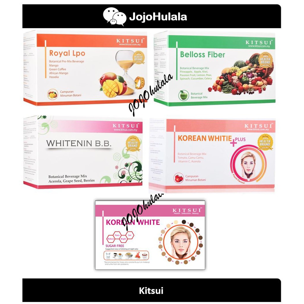 Ready Stock Kitsui Belly Loss Belloss Fiber Royal Lpo Whitenin B B Korean White 15gx15s Korean White Plus