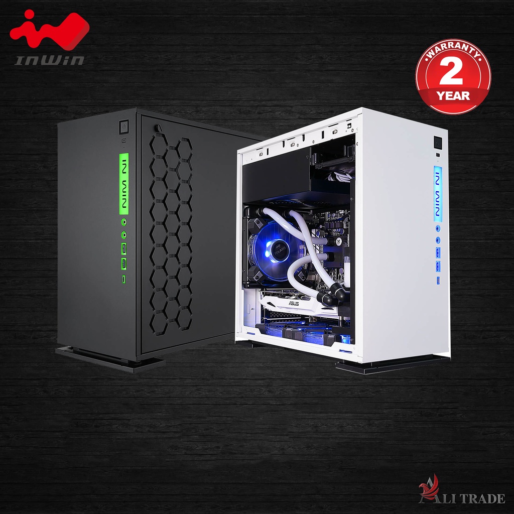 InWin 301C RGB M-ATX Tempered Glass Mini Tower Chassis TG PC mATX Case ...