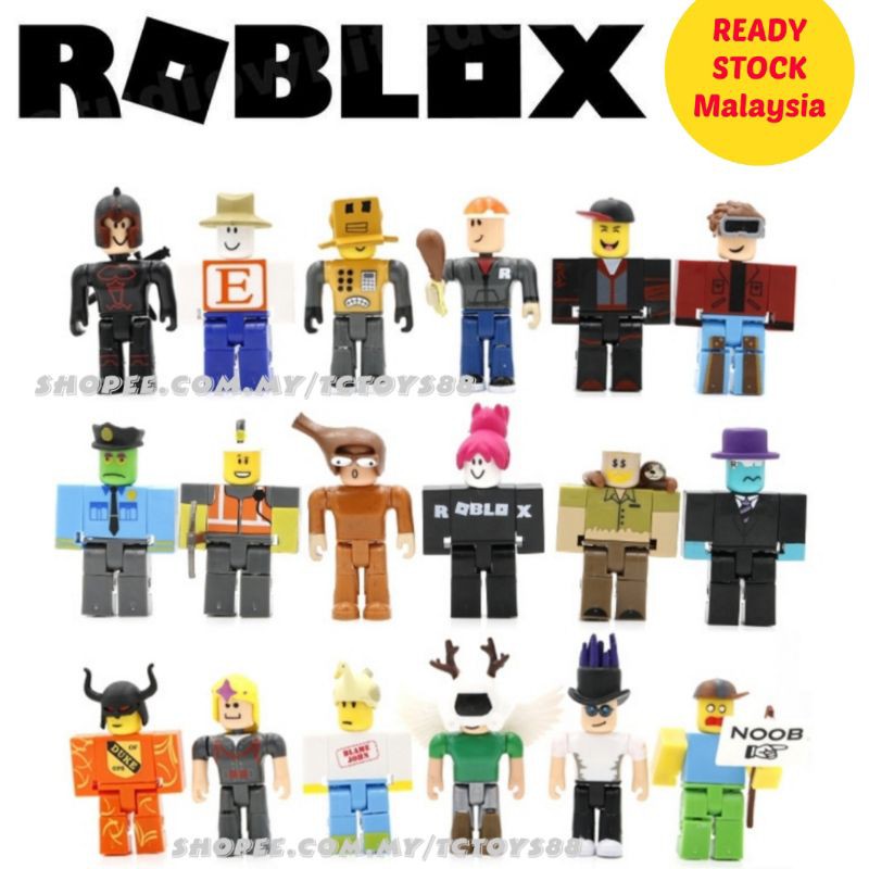 24pcs Roblox Figures Or 12pcs Roblox Series 1 Ultimate Collector S Set Pvc Action Figure Cake Topper Decoration Toy Shopee Malaysia - roblox toy code for red headstack