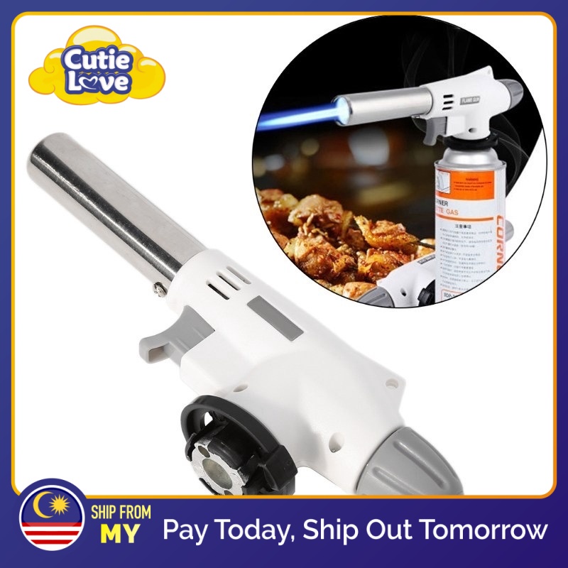 [READY STOCK]920 Flame Gun Gas Butane Sushi Burner Kitchen Flame Burner Camping Gas Torch Butane Flame Gun