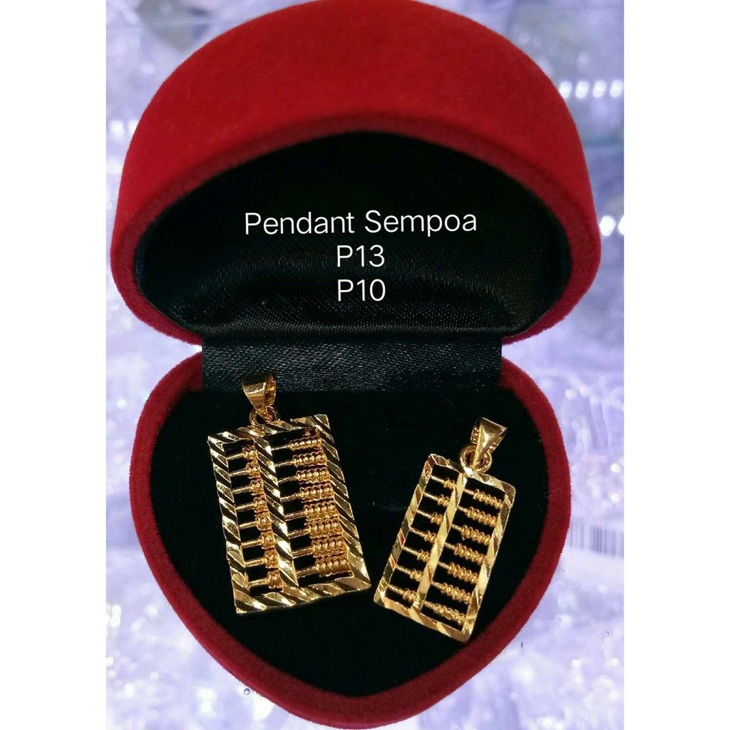 PENDANT SEMPOA EMAS KOREA 24K | Shopee Malaysia