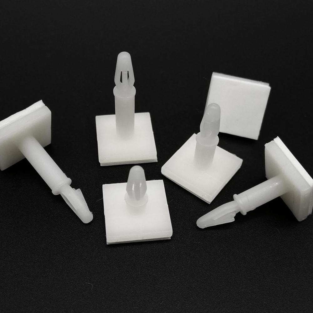 25pcs Adhesive Glue Nylon Plastic Standoff Spacer Stick Insert Lock Clip On Snap In Fixed Support Pcb For 3mm Hole 1 6mm Shopee Malaysia