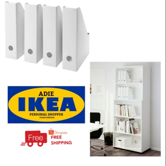 IKEA FLUNS Magazine File Office Files School Books Racks Shopee
