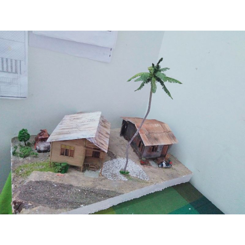 diorama/replika rumah kampung  Shopee Malaysia