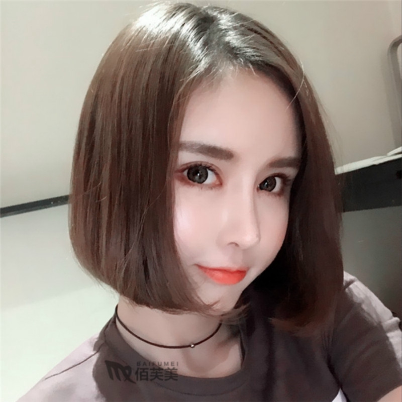 Cute Girl Wig Fashion Student Wig Straight Hair Short Hair Artificial Hair