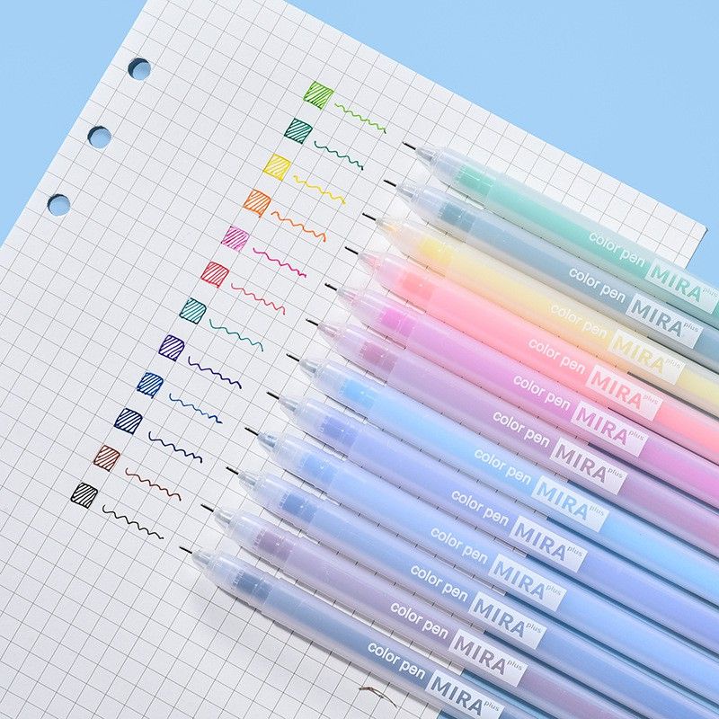 Ready Stock! Local Seller - 1pc Colorful Jelly Gel Pen Creative Cute Student Watercolor Pen