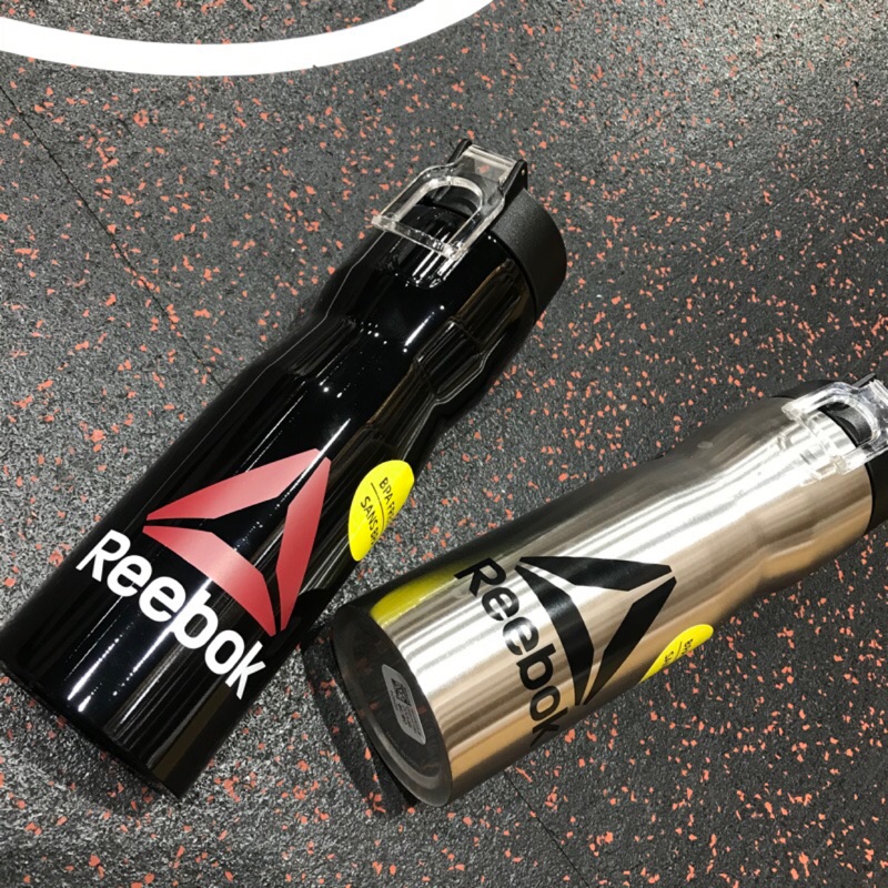 reebok metal water bottle