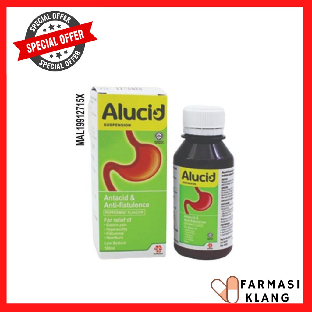 Ubat Gastrik Dewasa Alucid Kunyah Minum Shopee Malaysia