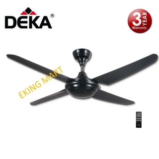 Deka K9 56 Remote Control Ceiling Fan K9 Black Shopee Malaysia
