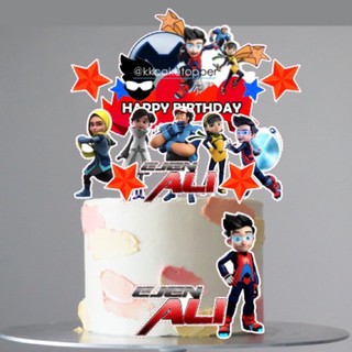 Personalized Ejen Ali Cake Topper | Shopee Malaysia