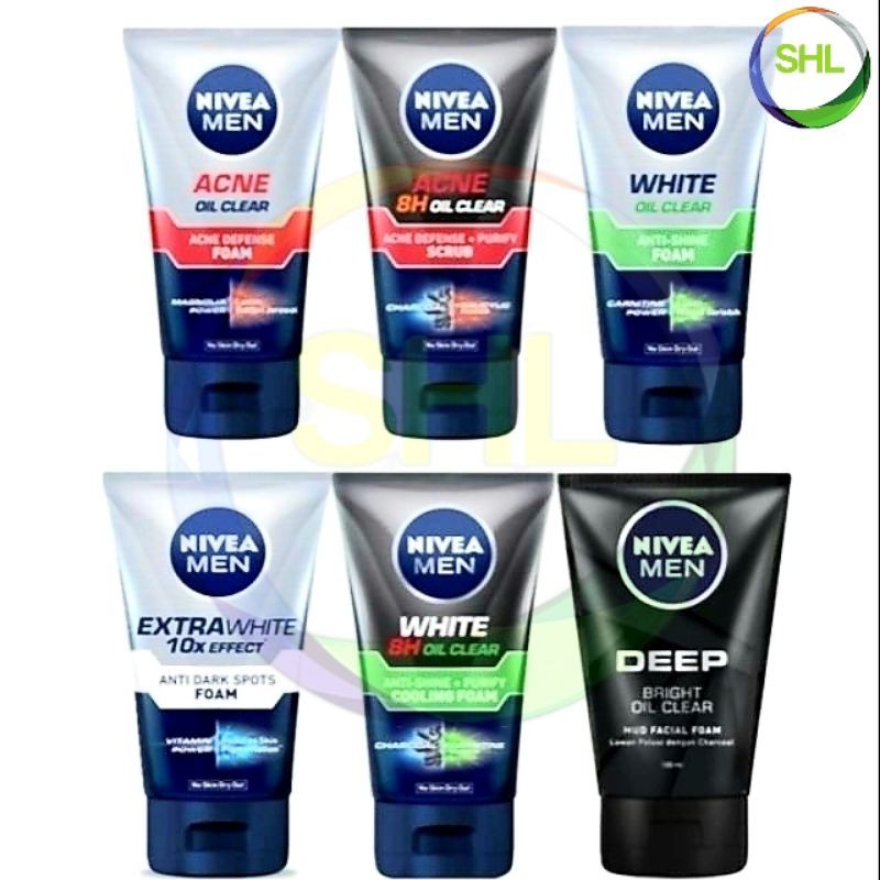 Buy Nivea Men Face Wash Cleanser Scrub Foam 100ml Pencuci Pembersih Muka Lelaki Seetracker Malaysia