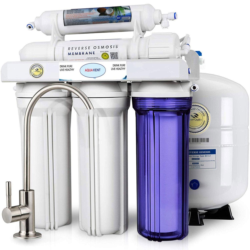 Aqua Kent Under Sink 5Stage RO Water Filtration System with Pump And