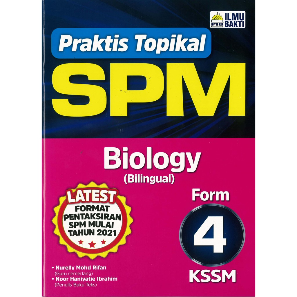 Buy St Ilmu Bakti Buku Latihan Praktis Topikal Spm Kssm 2021 Biology Biologi Bilingual Form 4 Tingkatan 4 Seetracker Malaysia